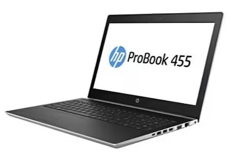 HP ProBook 455 G5 AMD A9-9420 (7th Gen) 8GB 256GB SSD 15.6" Windows 10